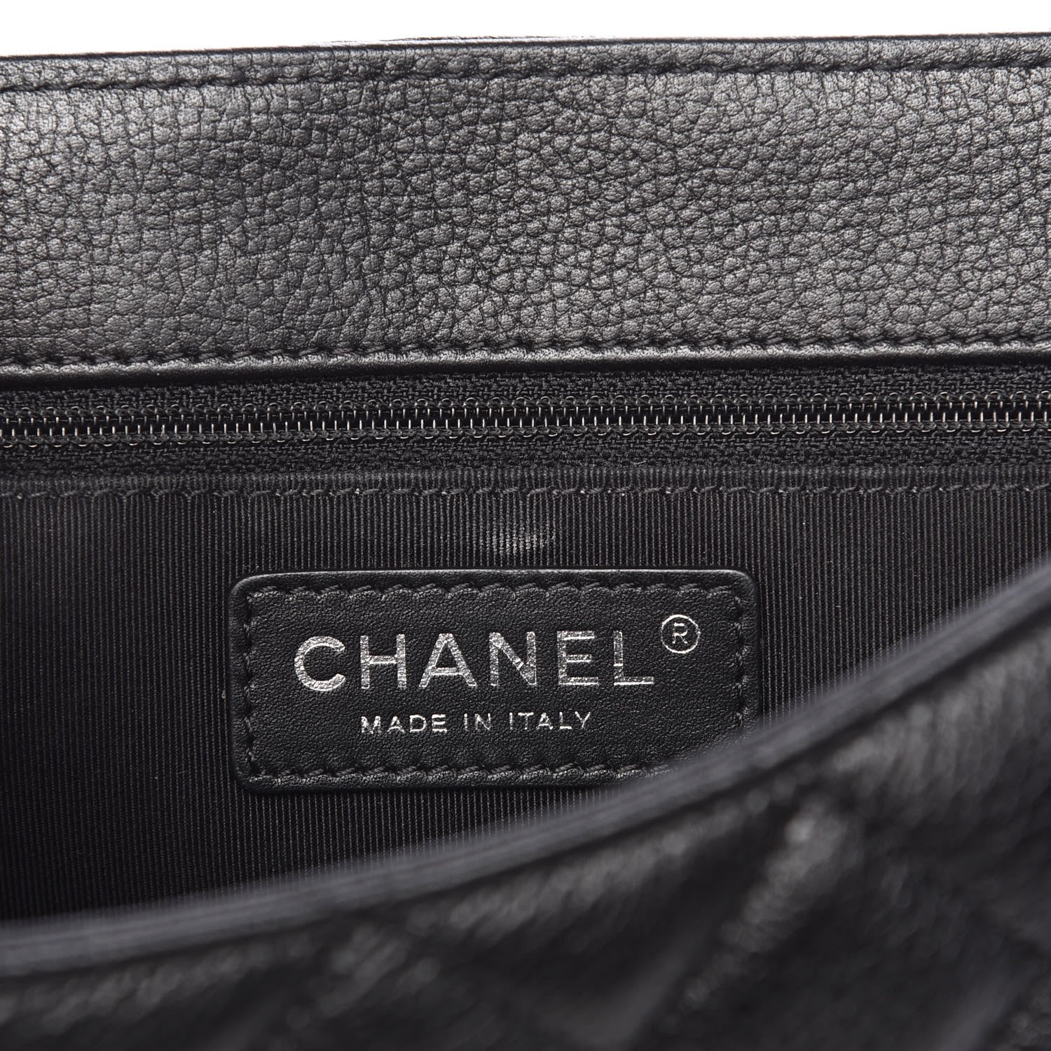 Chanel Calfskin Quilted Casual Pocket Messenger Flap Black 10 of 11