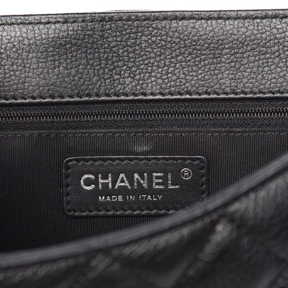 Chanel Calfskin Quilted Casual Pocket Messenger Flap Black 10 of 11