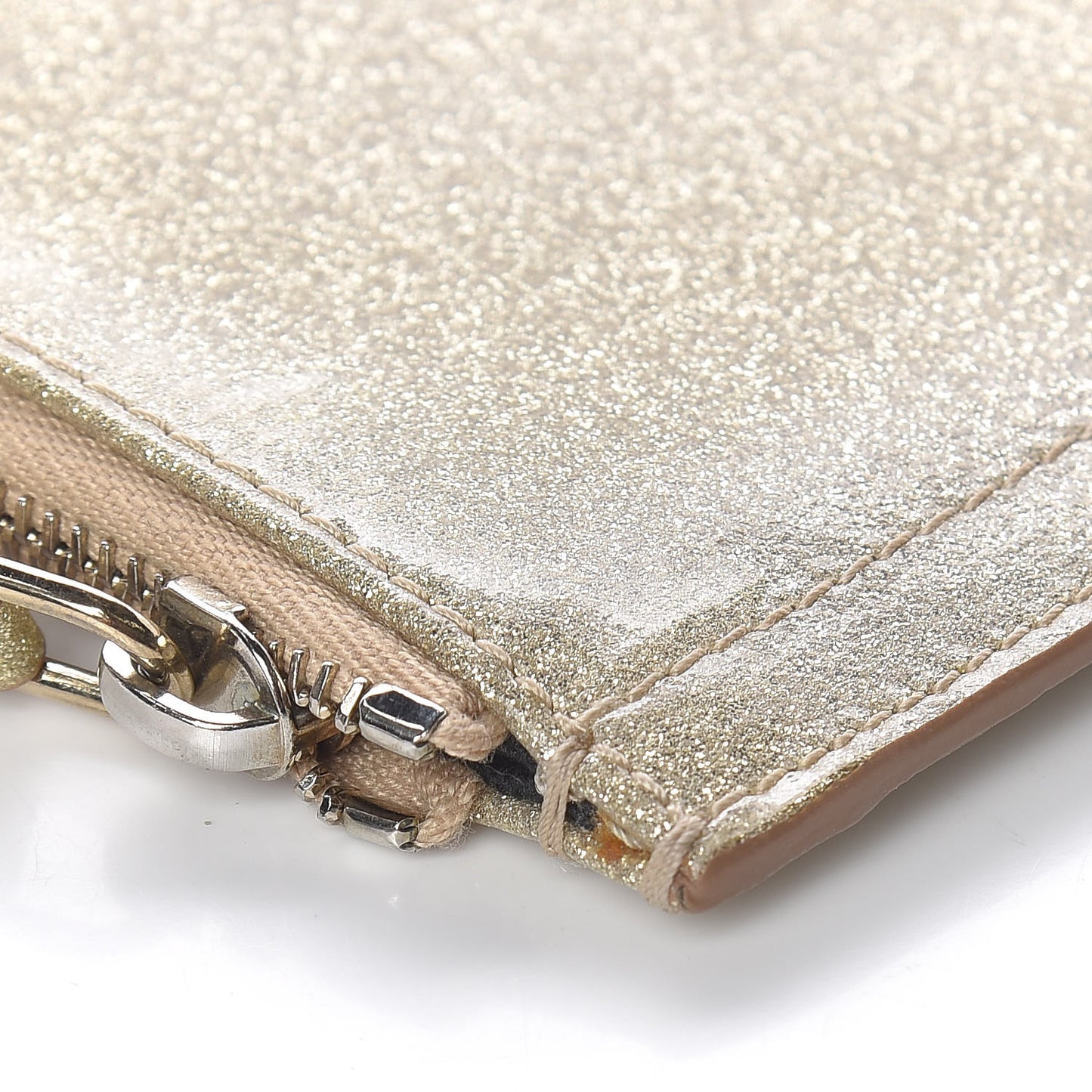 Patent Glitter Large Antigona Pouch Gold