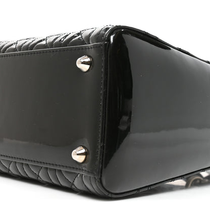 Christian Dior Patent Cannage Large Lady Dior Black 10 of 10