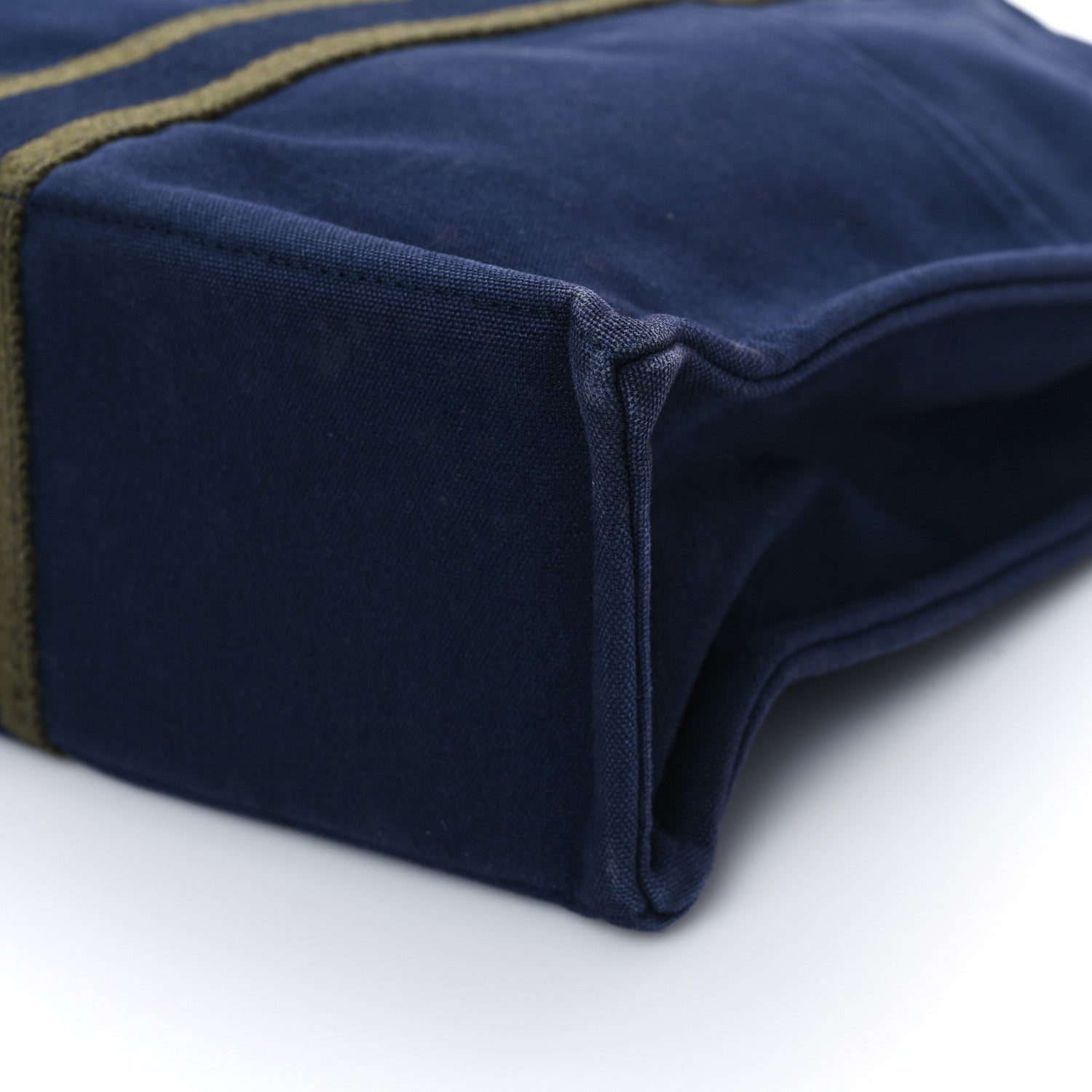Hermes Canvas Herline GM Tote Navy 10 of 12