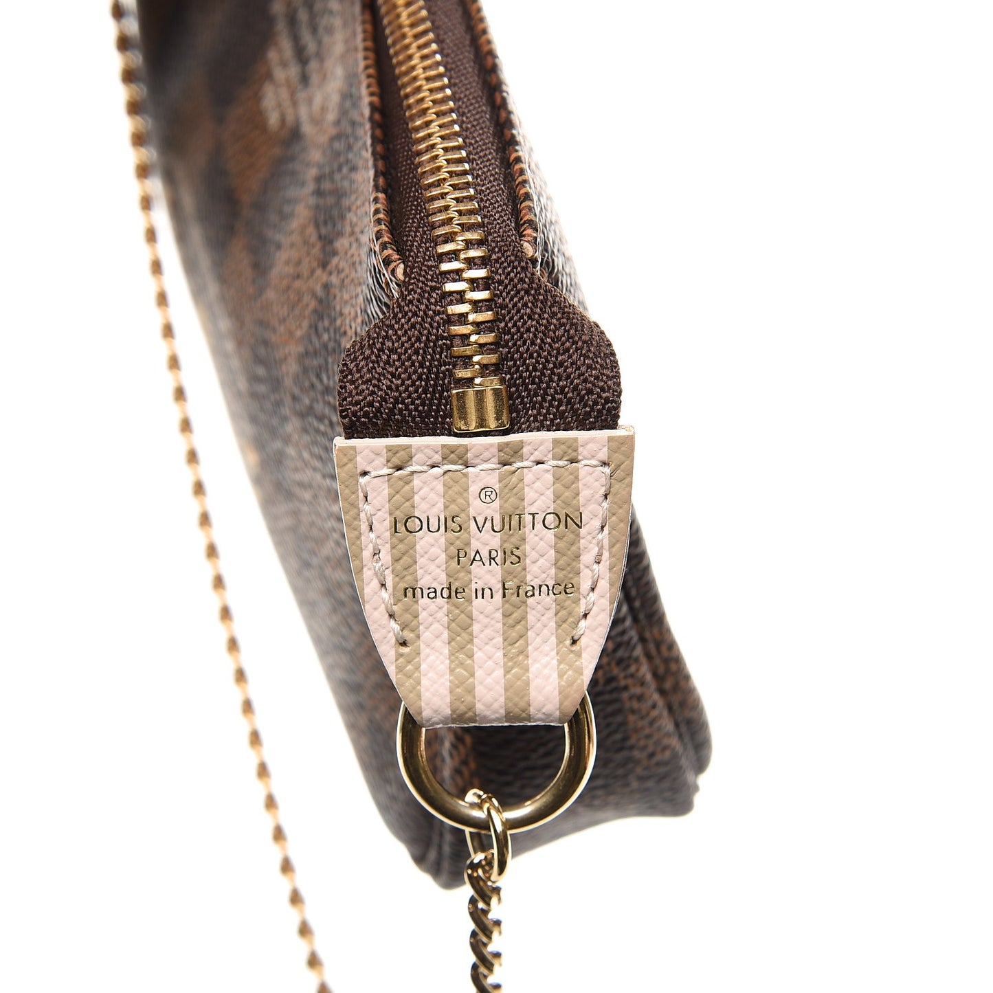 Damier Ebene Trunks and Locks Mini Pochette Accessories