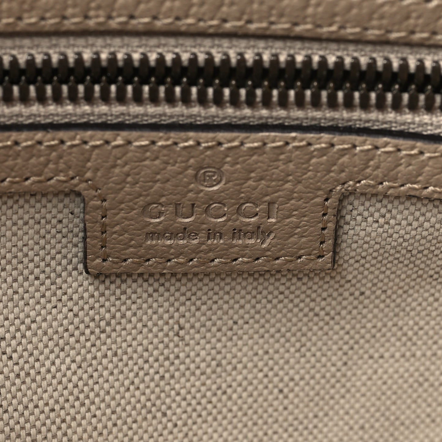 GG Supreme Monogram Textured Dollar Calfskin Web Small Ophidia Half Moon Hobo Beige Mystic White Oatmeal