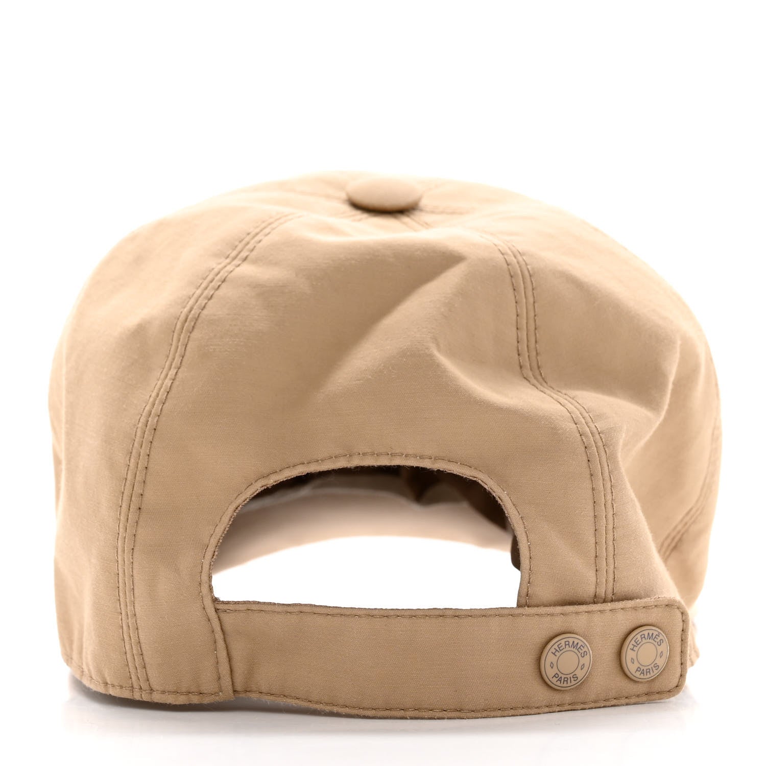 Hermes Cotton Blend Eperon D'or Sellier Cap 56 Creme 5 of 11