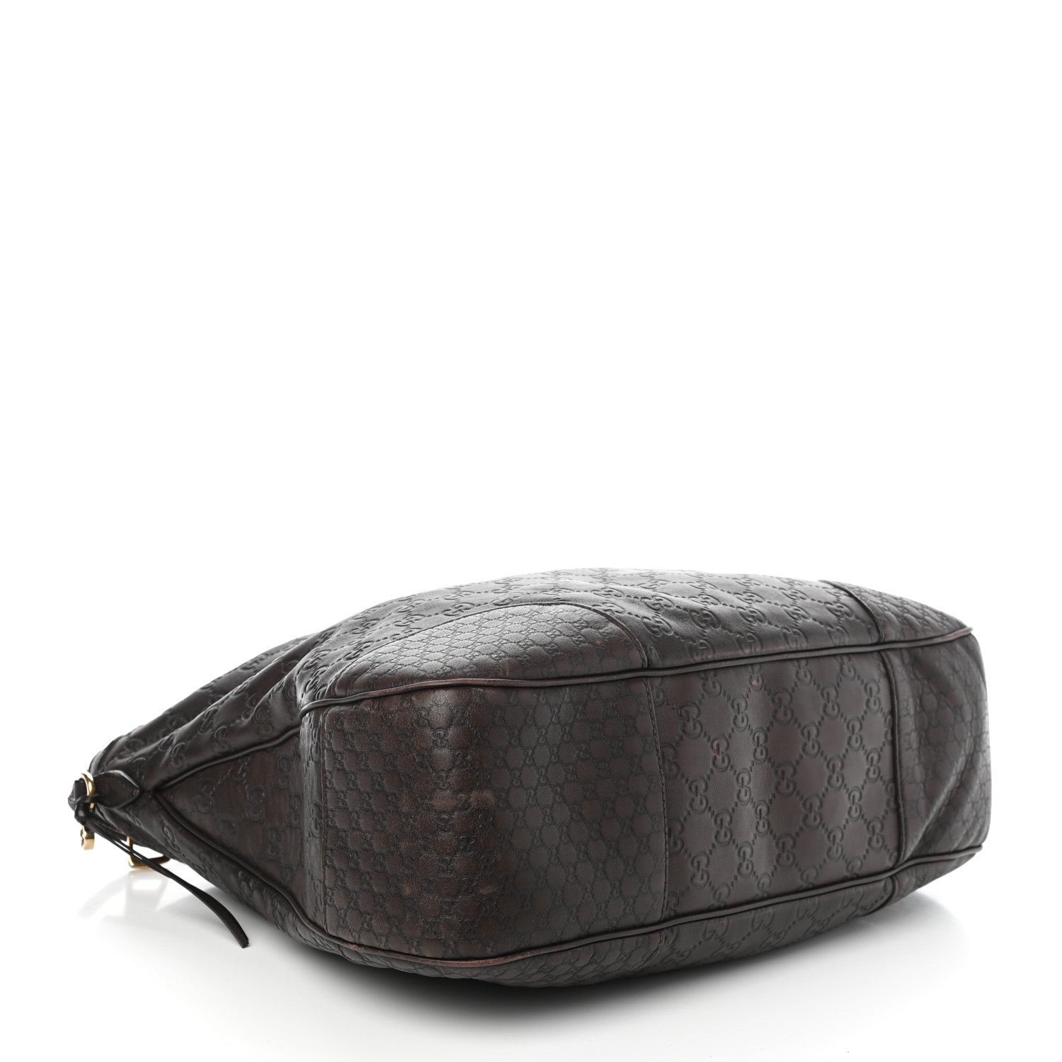 Gucci Guccissima Large Bree Hobo Dark Brown 4 of 12