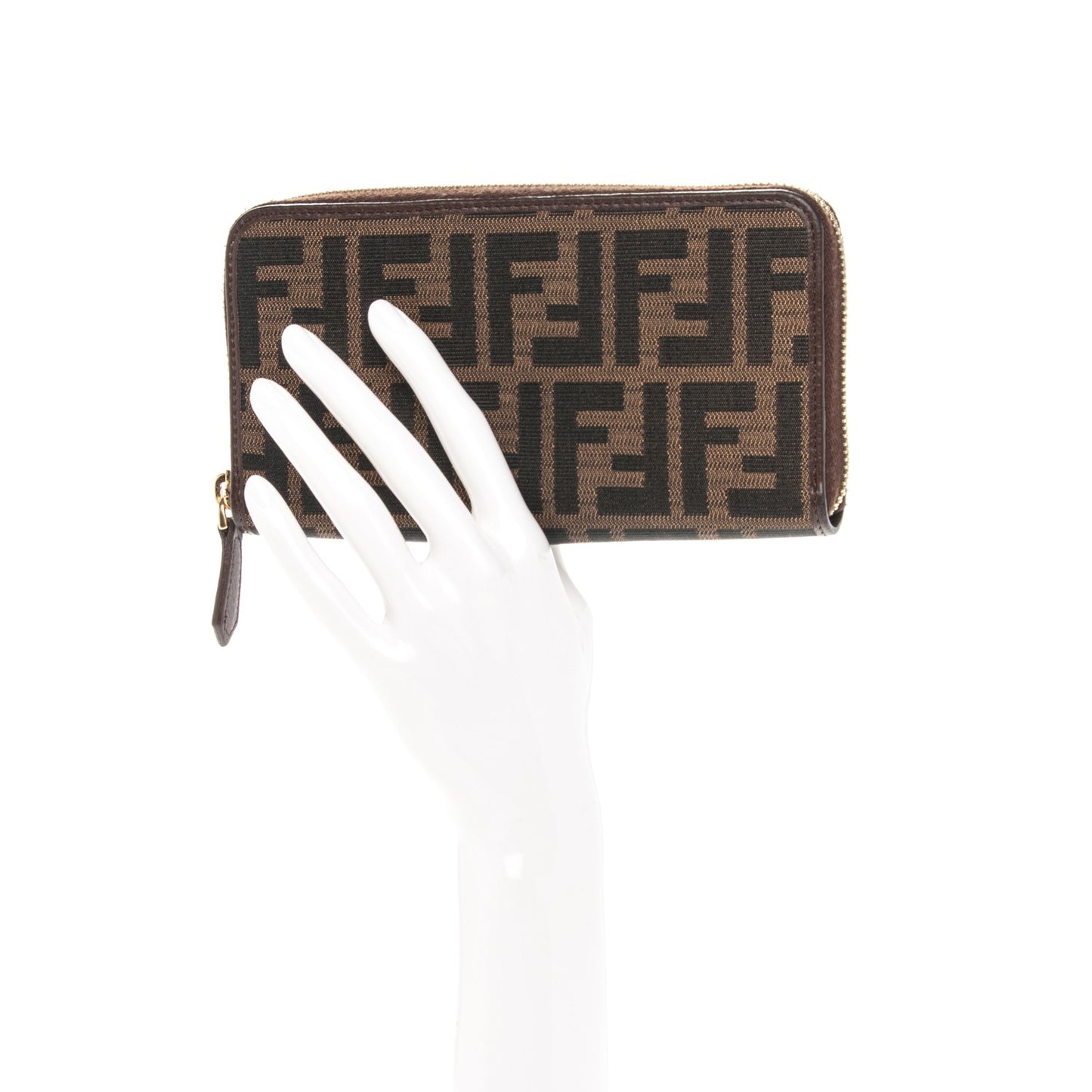 Zucca Vitello Artic Zip Around Wallet Tobacco Castagna
