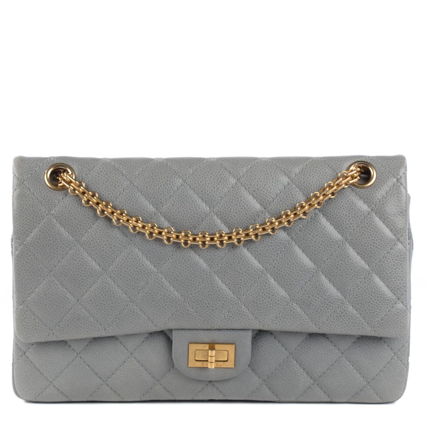 Caviar Quilted 2.55 Reissue 226 Flap Grey