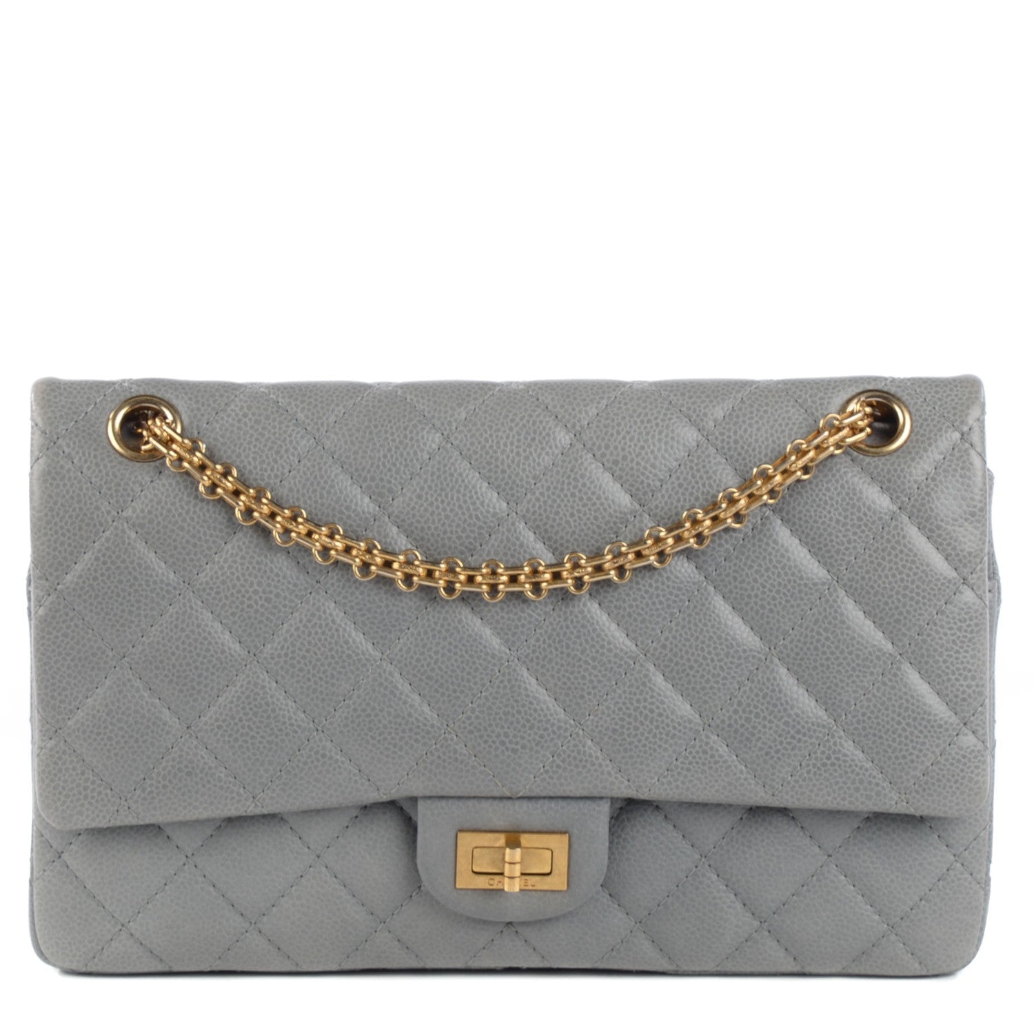 Chanel Caviar Quilted 2.55 Reissue 226 Flap Grey 1 of 8