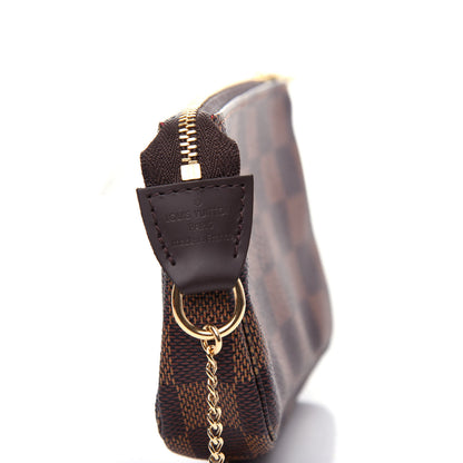 Louis Vuitton Damier Ebene Mini Pochette Accessories 7 of 10