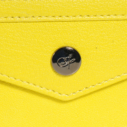 Proenza Schouler Leather PS1 Large Zip Around Wallet Sunshine 7 of 9
