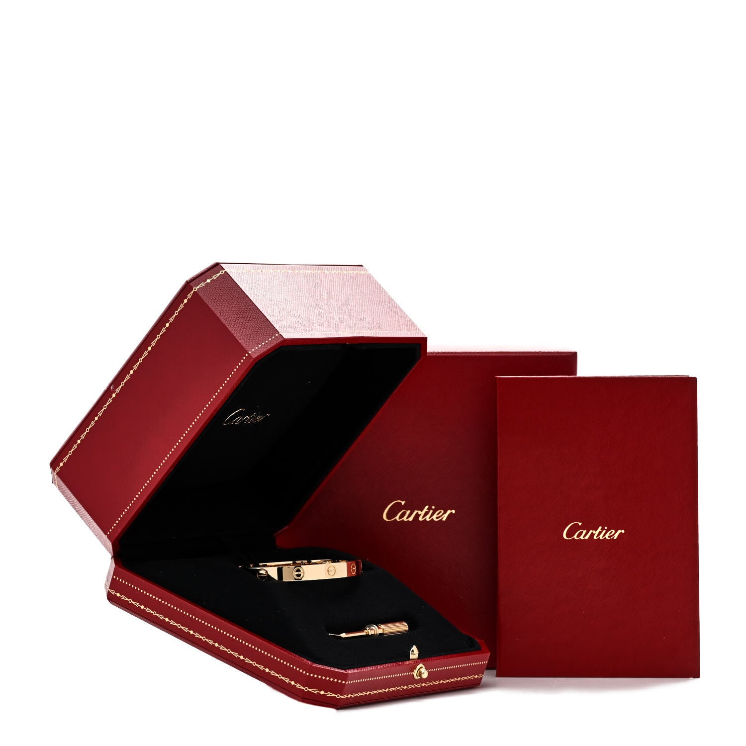 Cartier 18K Yellow Gold LOVE Bracelet 17 9 of 9