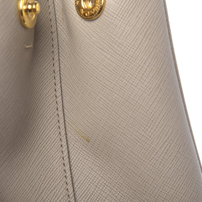 Prada Saffiano Medium Galleria Double Zip Tote Pomice 11 of 15