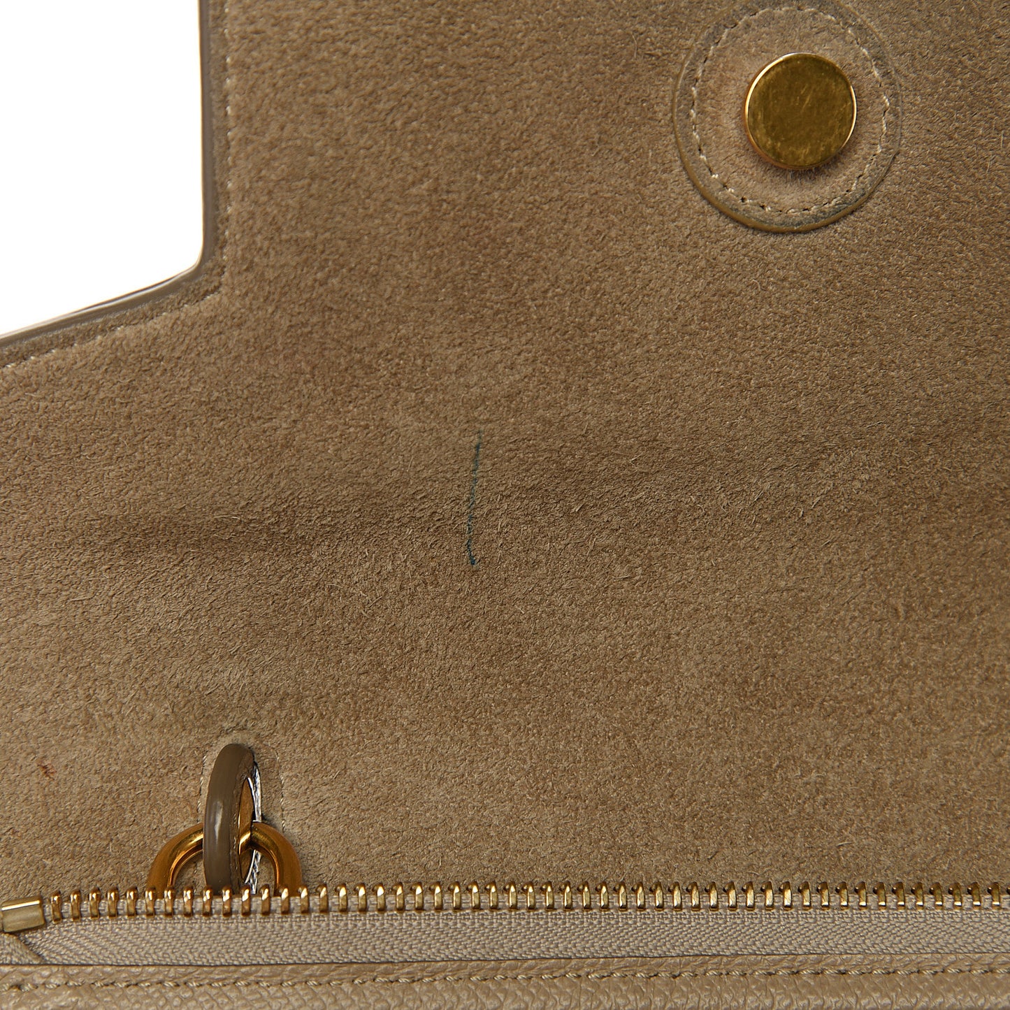 Baby Grained Calfskin Micro Belt Bag Light Taupe