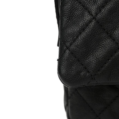 Chanel Calfskin Quilted Jumbo Easy Reissue Messenger Flap Black 12 of 12