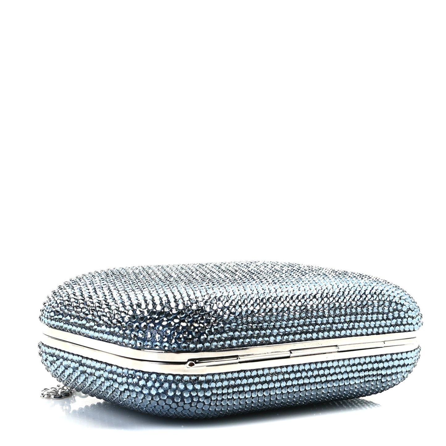 Swarovski Crystal Minaudiere Clutch Blue