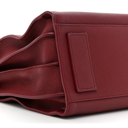 Saint Laurent Grained Calfskin Small Supple Sac De Jour Dark Pallisandre 11 of 15