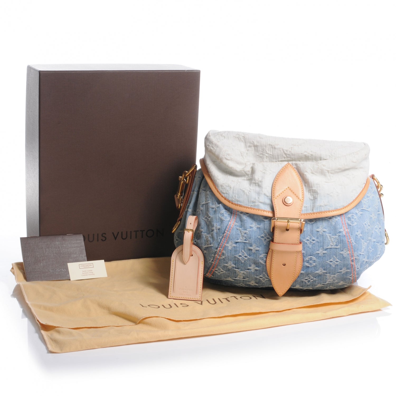 Louis Vuitton Denim Sunshine Messenger Blue 5 of 8