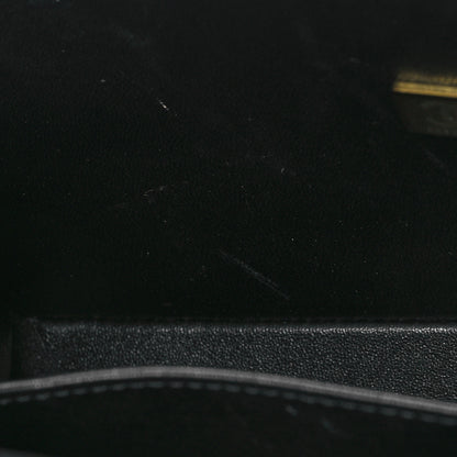 Chanel Caviar Chevron Quilted Medium Boy Flap Black 9 of 15