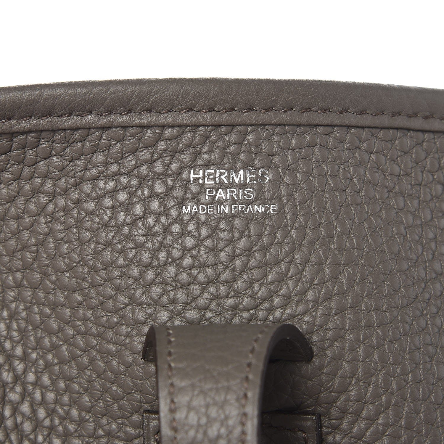 Hermes Taurillon Clemence Evelyne III PM Etain 6 of 9