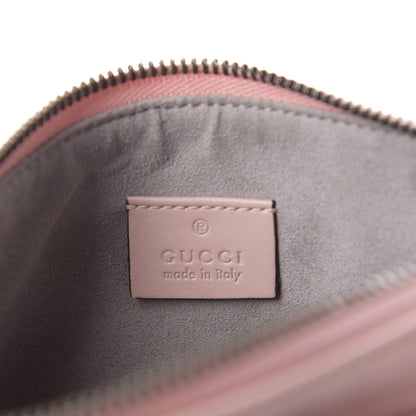 Gucci Calfskin Matelasse Small GG Marmont Double Zip Shoulder Bag Perfect Pink 9 of 11