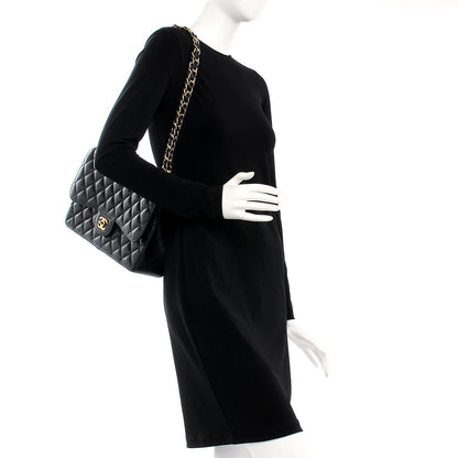 Chanel Caviar Quilted Jumbo Double Flap Black 2 of 10
