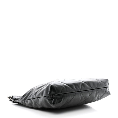 Chanel Shiny Calfskin Quilted Chanel 22 Black 4 of 12