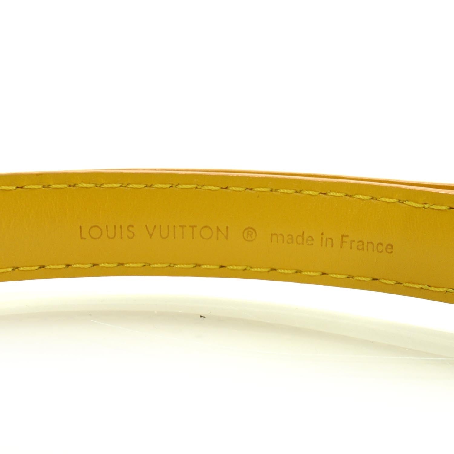 Louis Vuitton Epi Adjustable Shoulder Strap Yellow 3 of 3