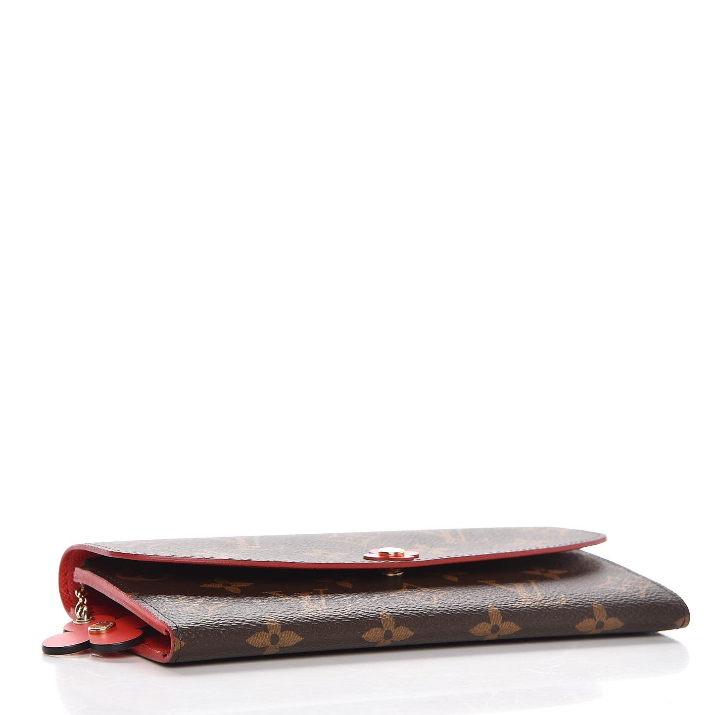 Monogram Bloom Flower Emilie Wallet Coquelicot