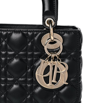 Christian Dior Lambskin Cannage Small My ABCDior Lady Dior Black 7 of 16