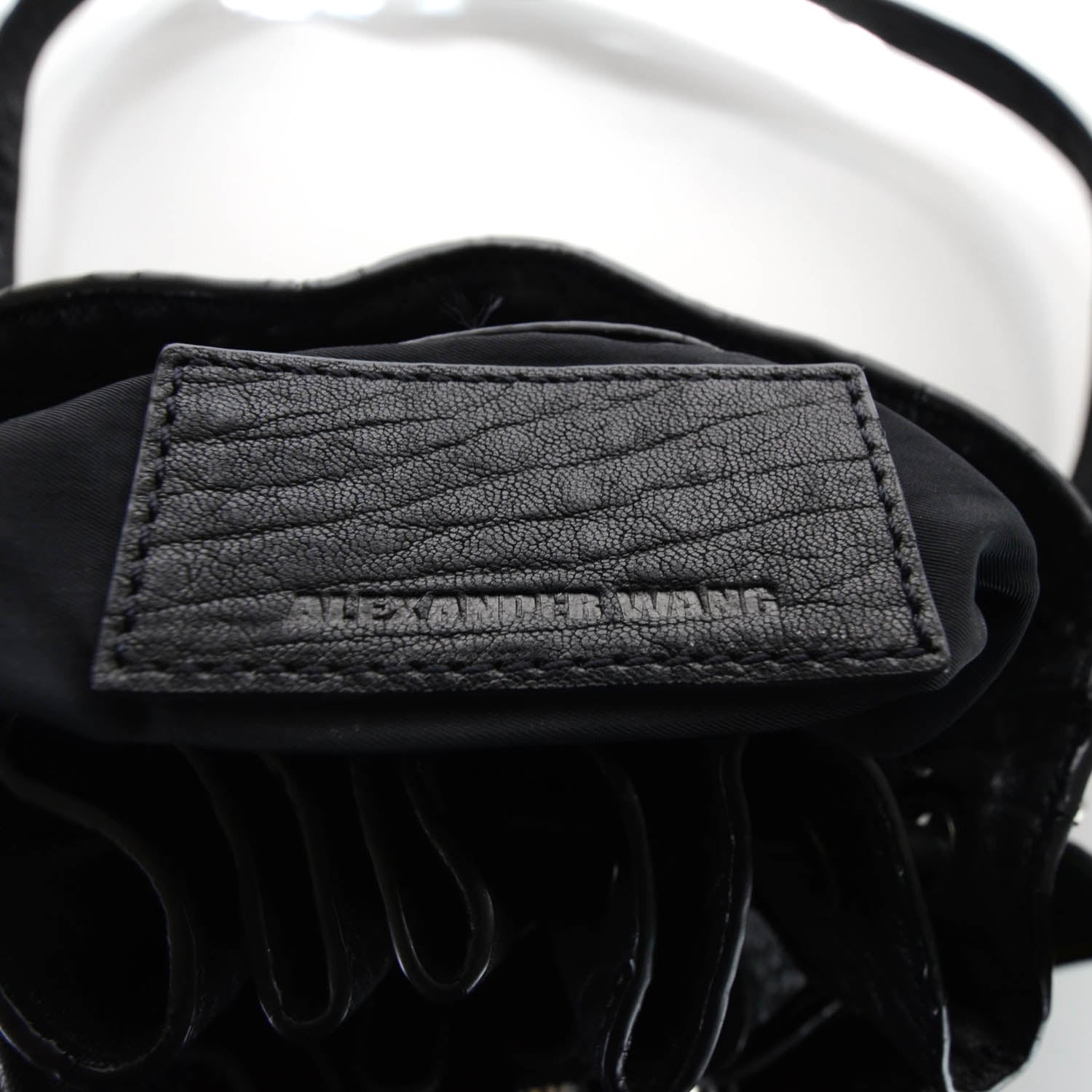 Alexander Wang Leather Diego Bucket Bag Black 12 of 14