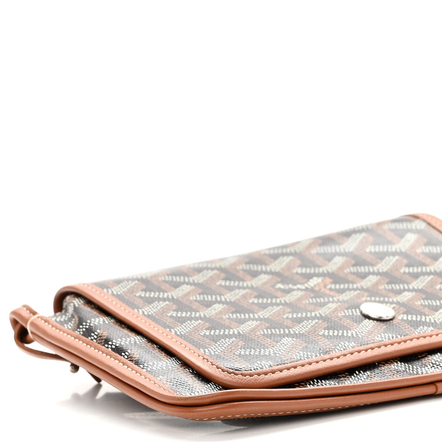 Goyardine Plumet Wallet Clutch Black Gold