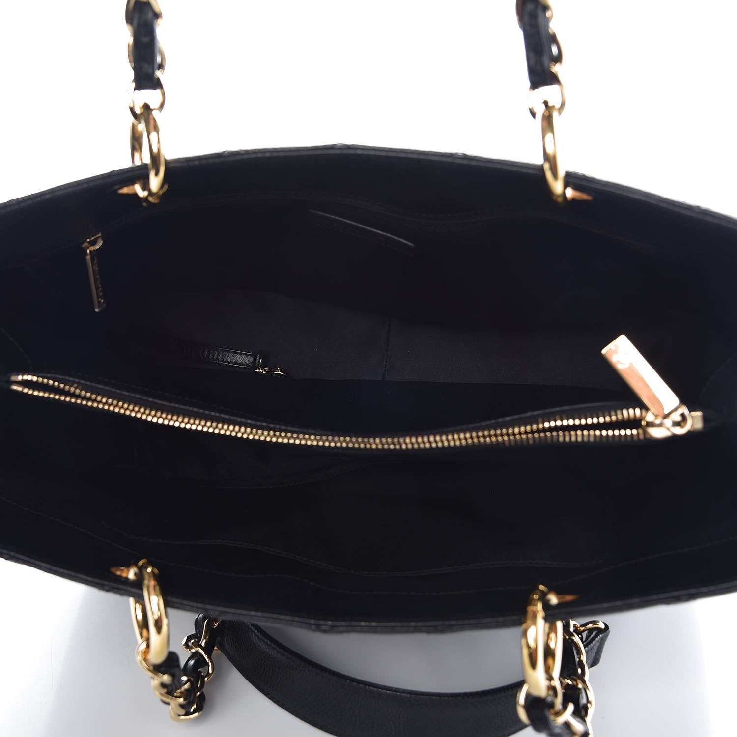 Chanel Caviar Quilted Grand Shopping Tote GST Black 5 of 9
