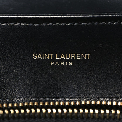 Saint Laurent Calfskin Y Quilted Monogram Medium Loulou Chain Satchel Black 6 of 10