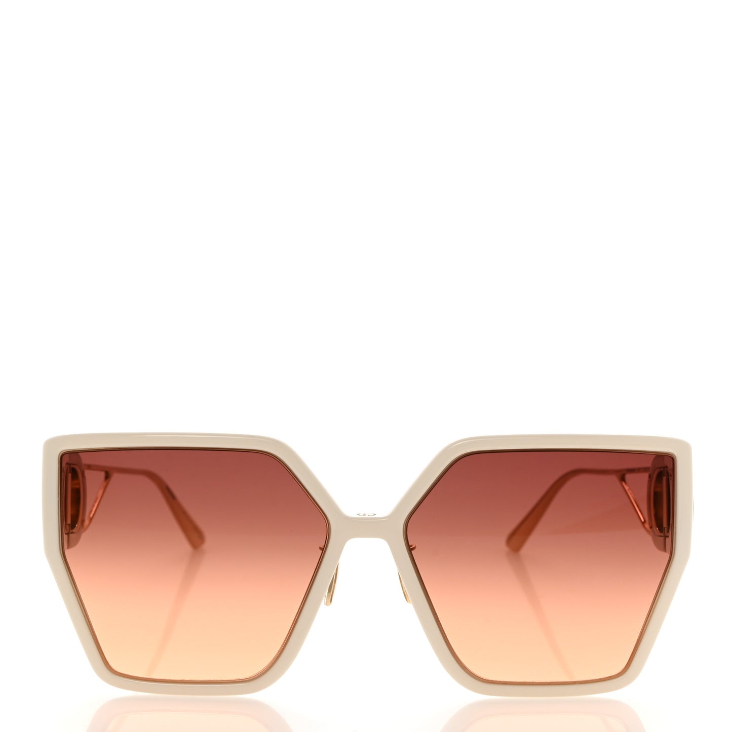 Rectangular 30 Montaigne 1 Sunglasses Black
