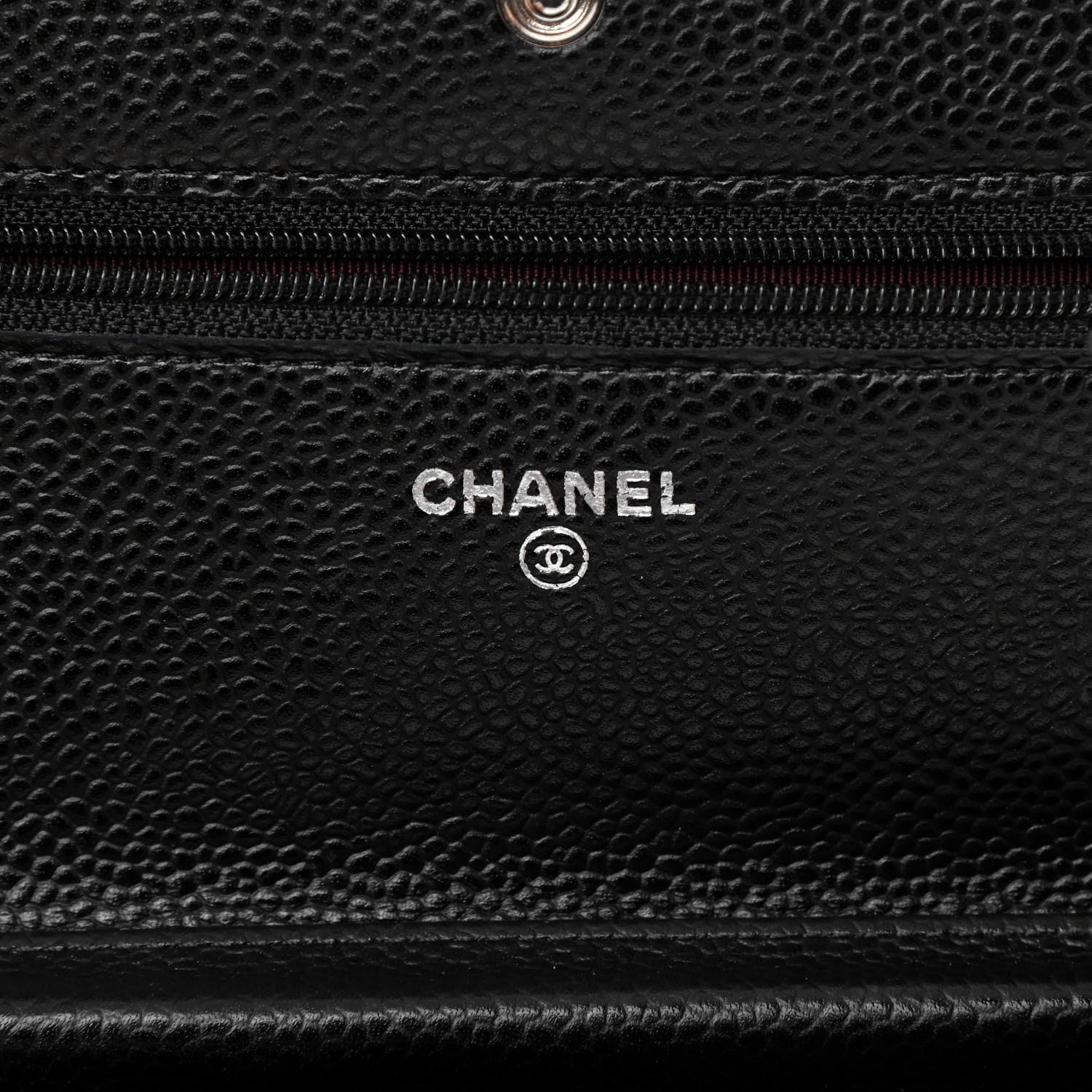 Chanel Caviar Quilted Wallet On Chain WOC Black 6 of 13