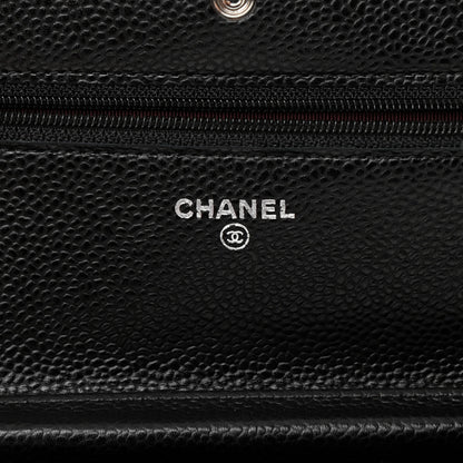Chanel Caviar Quilted Wallet On Chain WOC Black 6 of 13