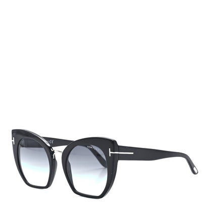Tom Ford Samantha Cat Eye Sunglasses TF553 Black 1 of 8