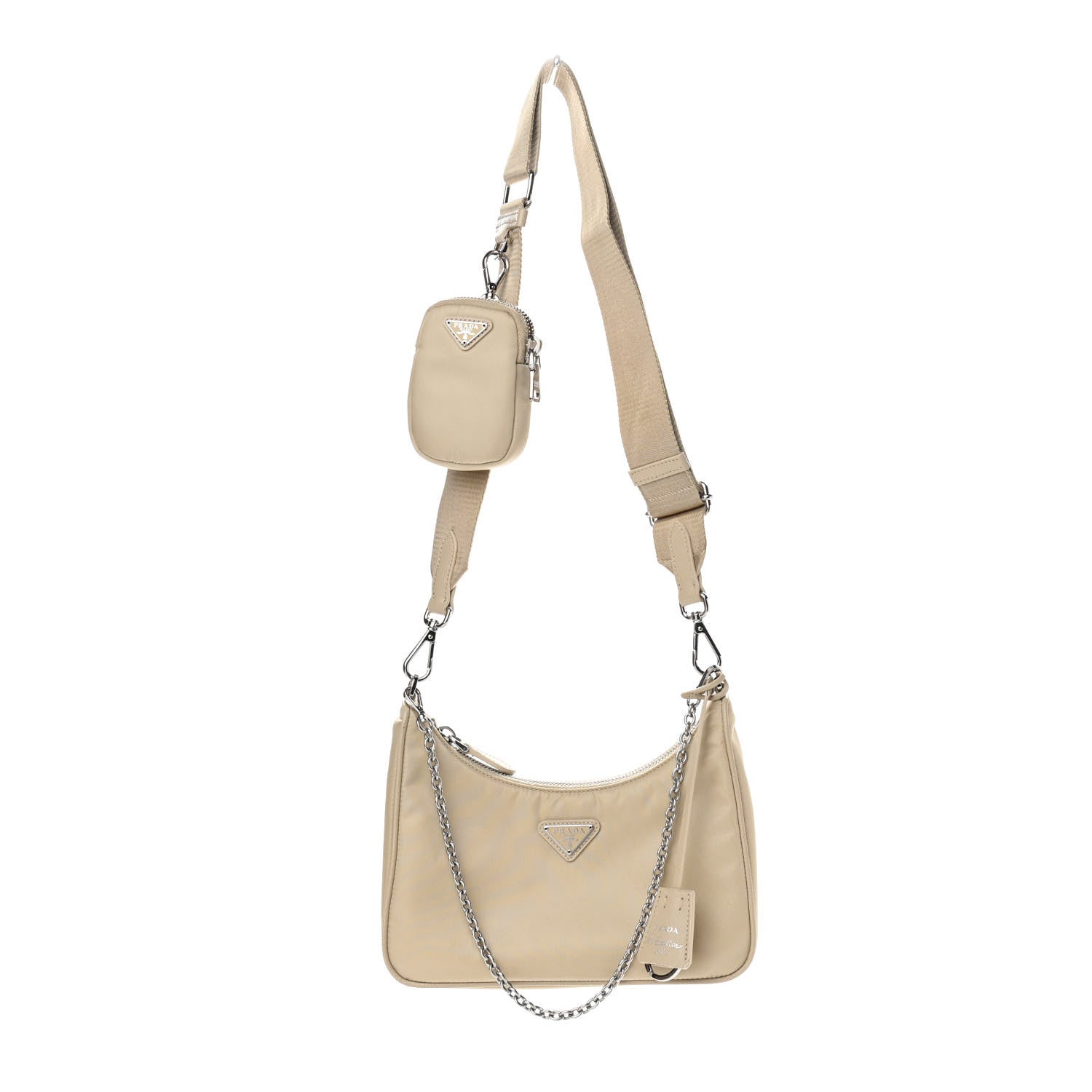Prada Nylon Re-Edition 2005 Shoulder Bag Deserto 1 of 13