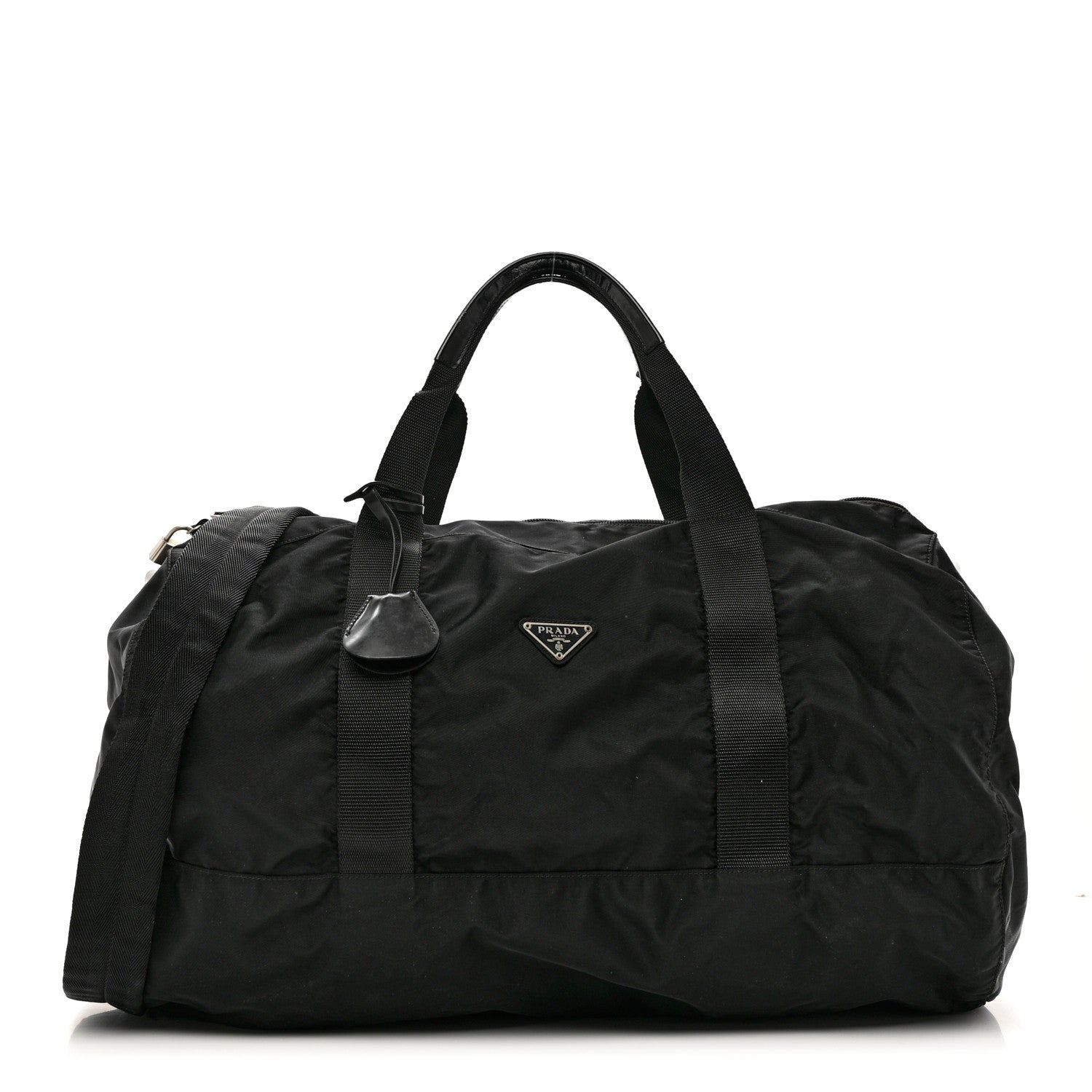 Prada Tessuto Nylon Duffle Black 1 of 11