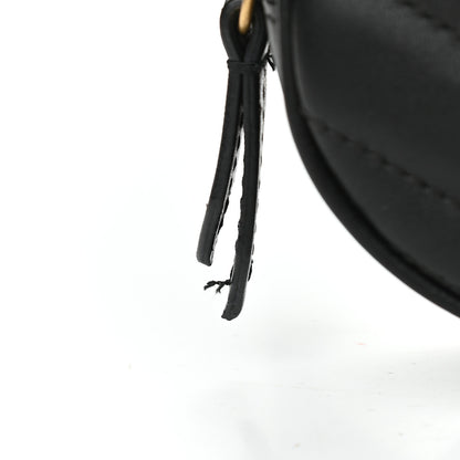 Gucci Calfskin Matelasse GG Marmont Belt Bag 85 34 Black 10 of 10