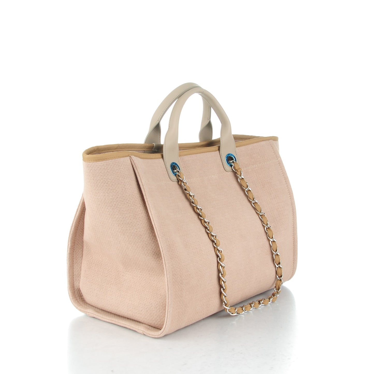Canvas Large Deauville Tote Ecru