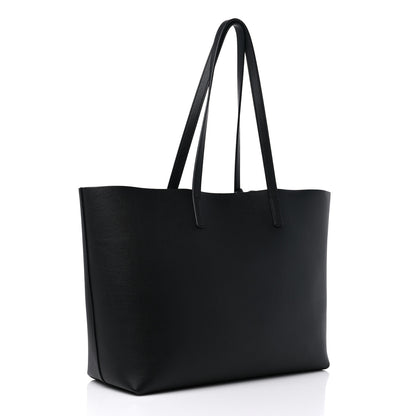 Saint Laurent Calfskin Large Shopping Tote Black 4 of 10