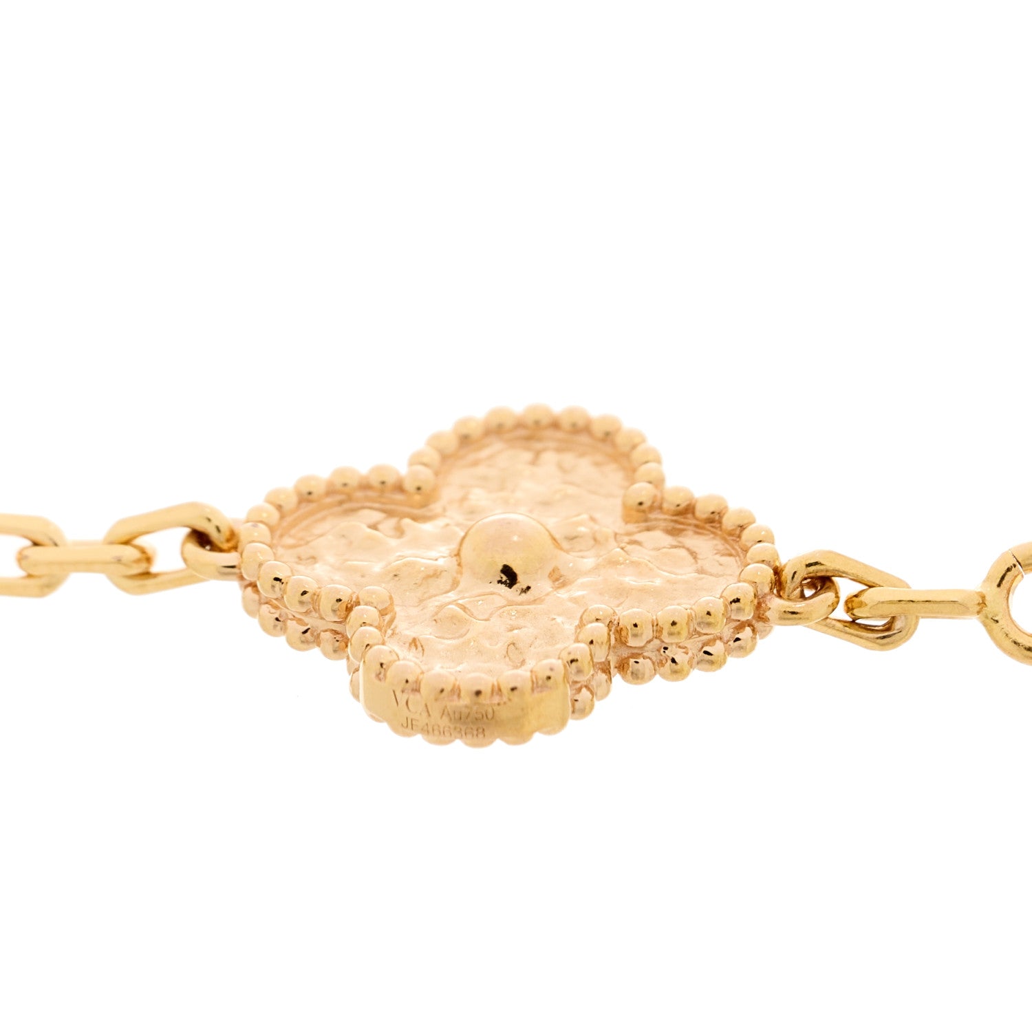 Van Cleef & Arpels 18K Rose Gold 5 Motifs Vintage Alhambra Bracelet 3 of 3