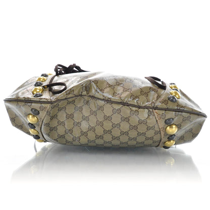Gucci Crystal Monogram Fringe Babouska Hobo 6 of 9