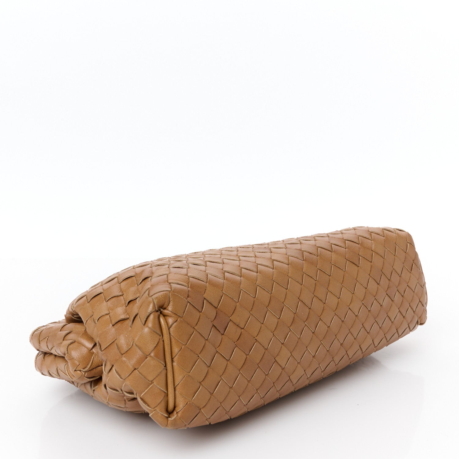 Bottega Veneta Nappa Intrecciato The Lauren 1980 Clutch Camel 4 of 10