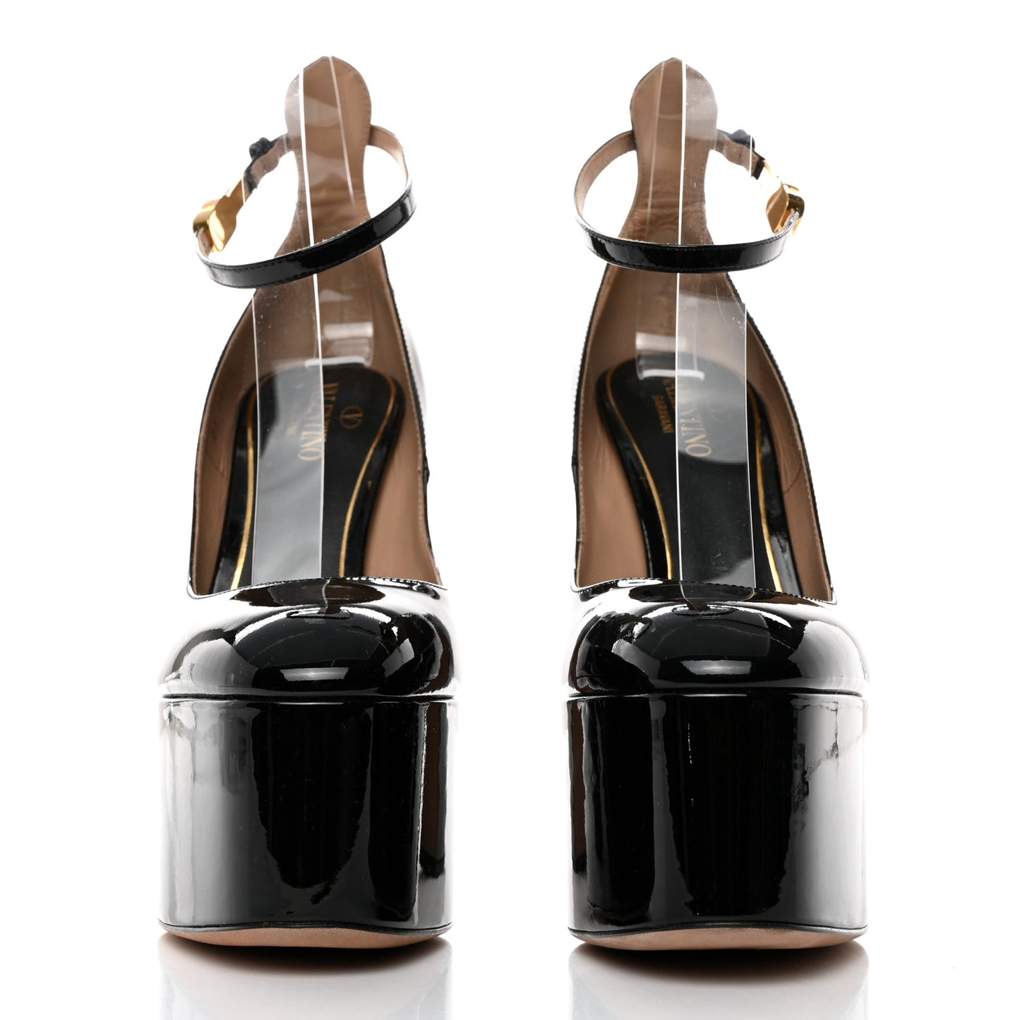 Patent Tan-Go 55/155mm Platform Pumps 36.5 Black