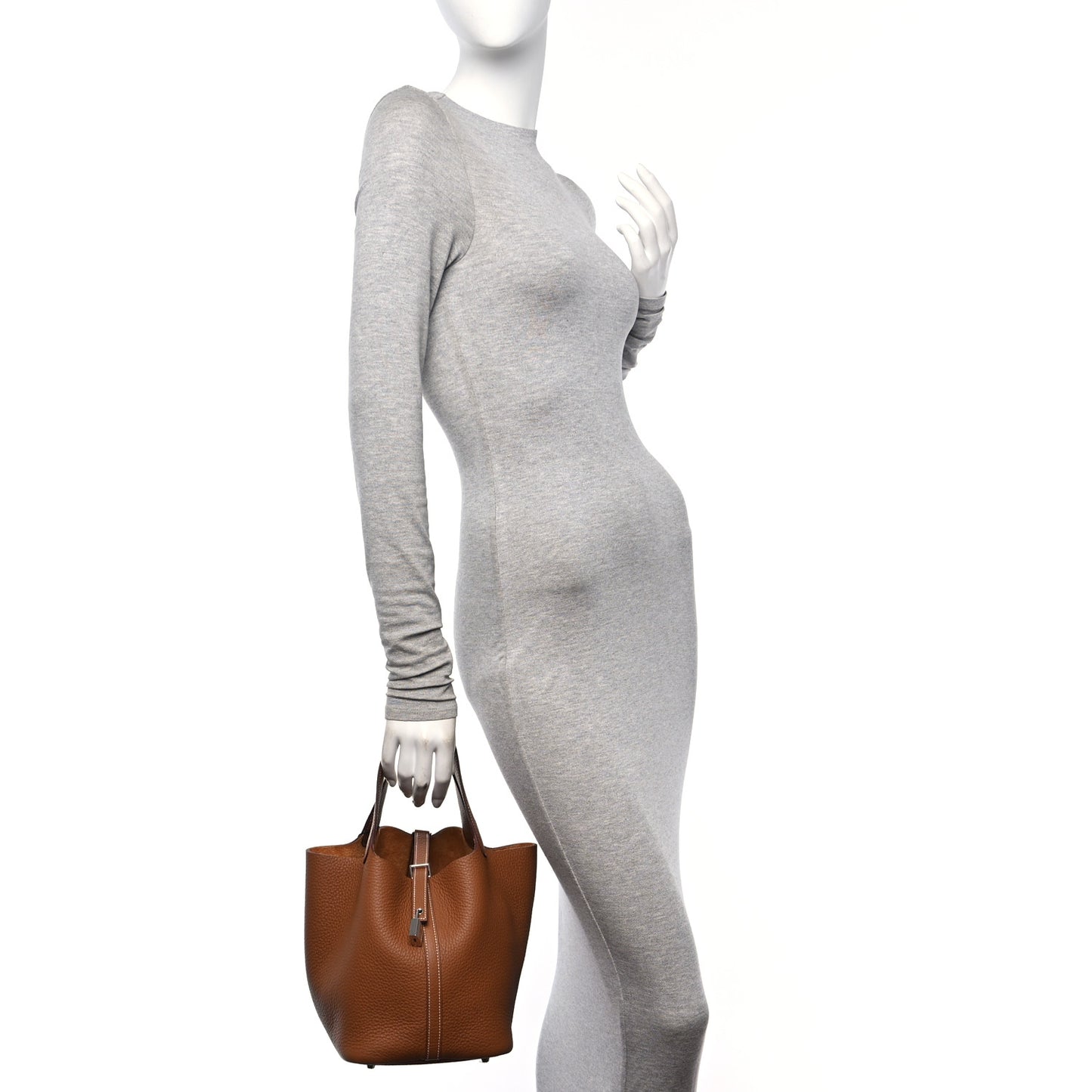 Taurillon Clemence Picotin Lock 22 MM Gold