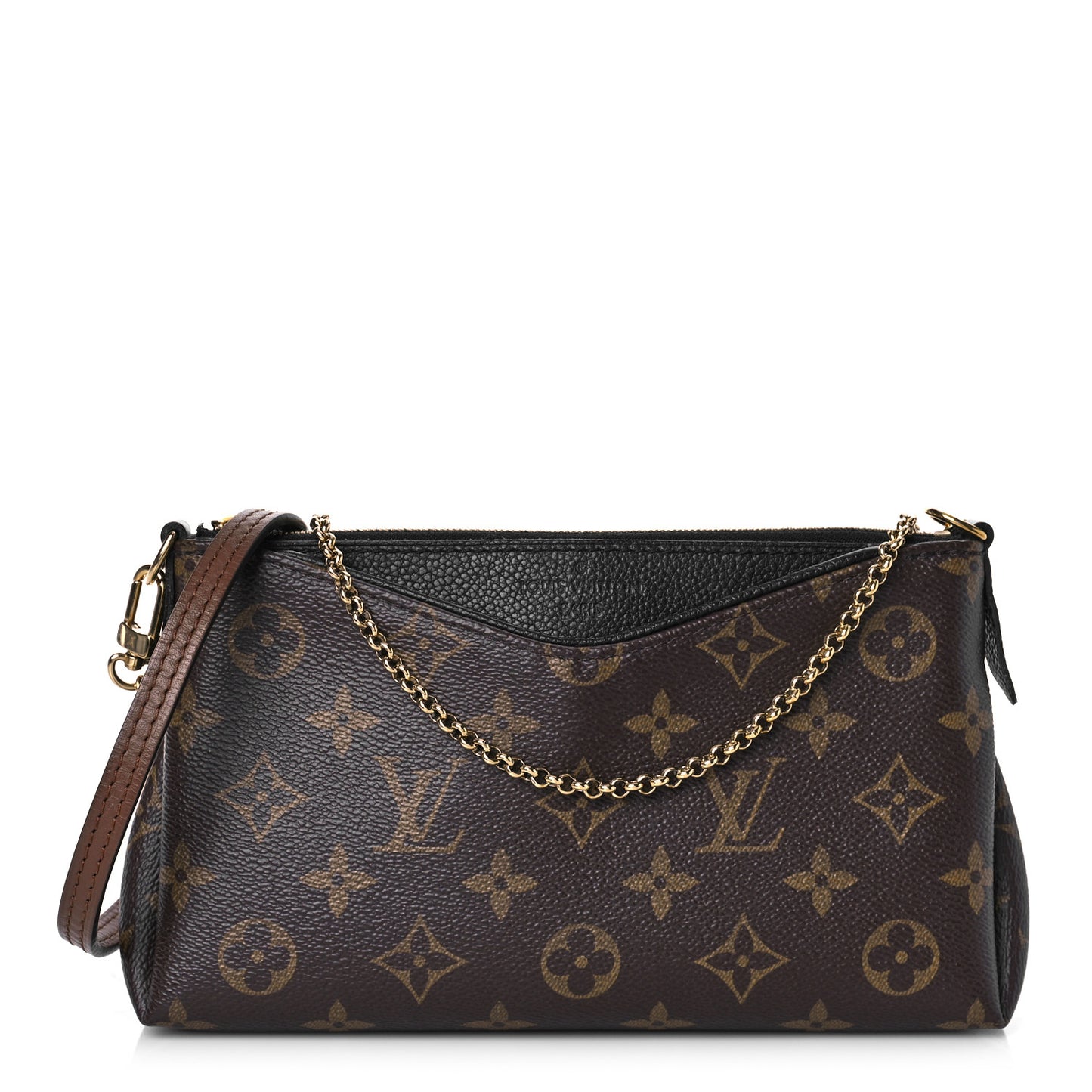 Monogram Pallas Clutch Black