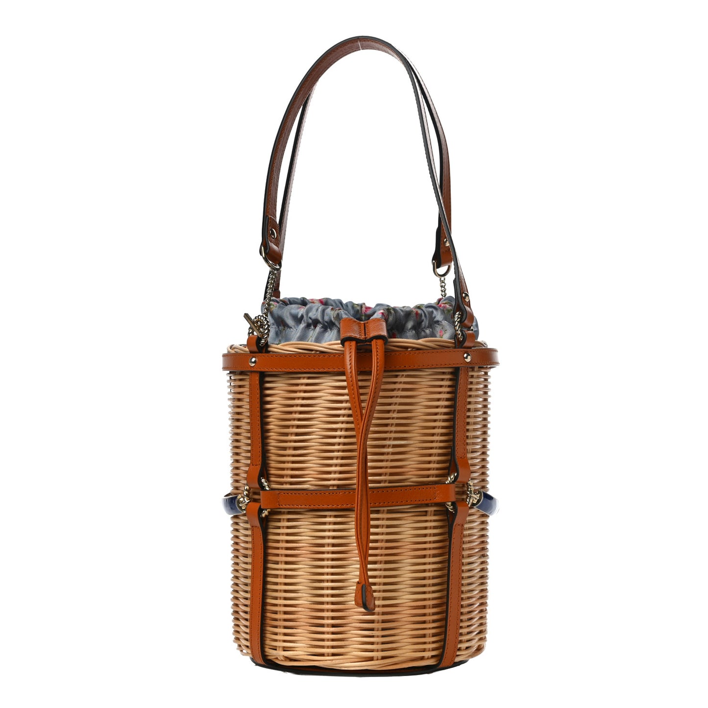 Wicker Bucket Bag Natural