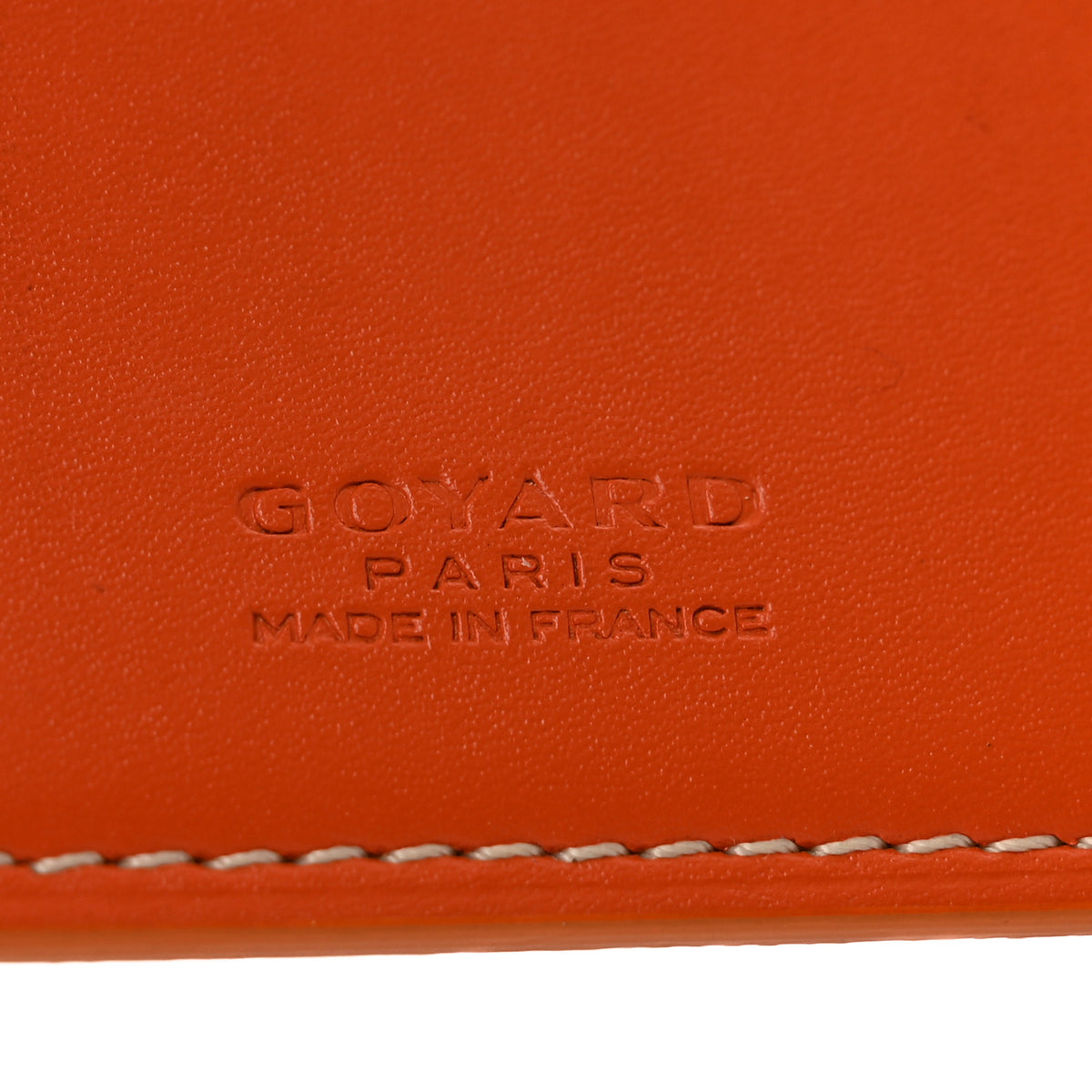 Goyardine Saint Pierre Card Holder Orange